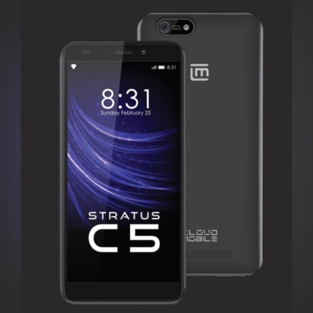NEW - Cloud Mobile Stratus C5 Elite-16GB Smartphone Powered by Android (sealed)